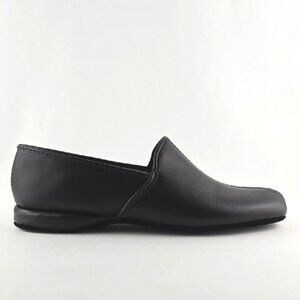 Zero Stress Men's Black Matt Lightweight Slip-On Loafers Rounded Toe Size 7W